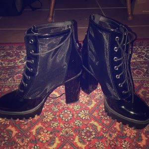 Black Platform boots